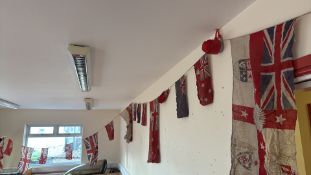 Late 19th/Early 20th century Empire patriotic cotton bunting