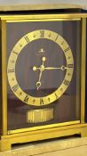 Jaeger-LeCoultre Atmos gilt brass mantel clock wit
