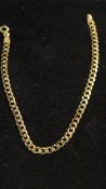 9ct gold bracelet 18cm 1.8 grams