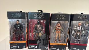 Set of 4 Hasbro Star Wars Black Series action figures