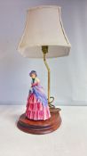 Doulton Victorian lady table lamp