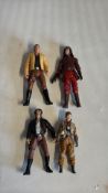 Group of 4 Hasbro Star Wars 3.75-inch action figures