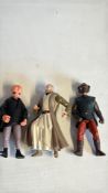 Star Wars action figure trio
