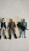 Group of 3 Star Wars action figures