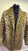 Leopard fur jacket with CITES certificate