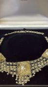 Middle eastern celebratory necklace 925 sterling s