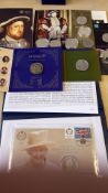 Large collection of commemorative 5 pound coins -