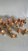 Collection of Pendelfin ‘Family Circle’ rabbit figurines