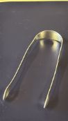 Silver sugar tongs Weight 30g