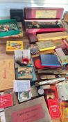 Collection of vintage boxed games and novelties