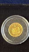 Samoa 1/25 oz Proof Gold Coin â€“ Charles de Gaulle