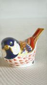 Royal crown derby coal tit gold stopper