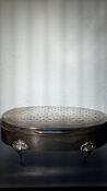 Silver trinket box Weight 143g