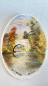 Oval hand painted (Dane valley) Bridge Nixon