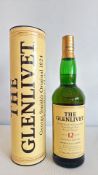 The Glenlivet 12 Year Old Single Malt Scotch Whisky, 70 cl with Tube