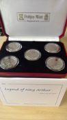 The Legend of king Arthur coin collection Pobjoy m