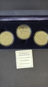 Set of 3 Royal Navy Legends of the Sea £5 Coins, R