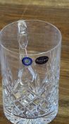 Group of Bohemia cut crystal table wares