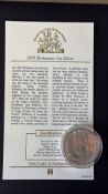 2005 Britannia £2 One-Ounce Silver Coin with COA