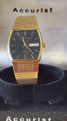 Accurist quartz day/date with original box - very