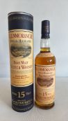 Glenmorangie 15-Year-Old Single Highland Rare Malt Scotch Whisky with Tube