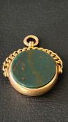 9ct Gold Victorian swivel fob watch Total weight 9