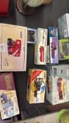 Collection of boxed die-cast commercial vehicle models