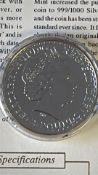 2015 Great Britain 1 oz Silver Britannia coin with COA