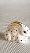 Royal crown derby rabbit gold stopper