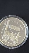 2004 Alderney Â£5 â€œRocketâ€ Silver Proof Coin