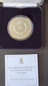 Queen Elizabeth II 1952-2015 solid silver proof Â£5 coin