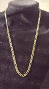 9ct Gold Figaro chain Weight 6.3g