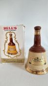 Bell’s Scotch Whisky Ceramic Bell Decanter with Box
