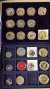 Commemorative coin collection majority with coa's