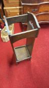 Arts & Crafts Oak Umbrella Stand