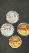 4 Poppy coins