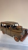 Metal land rover