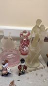 Group of Decorative Glass and Porcelain Ornaments