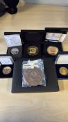 Collection of commemorative coins & tokens