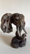 Edge style elephants head