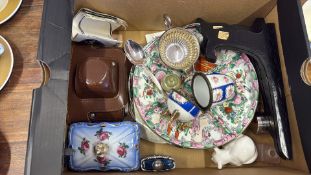 Box of assorted decorative and collectable items