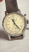 Gents undone vintage sub dial wristwatch
