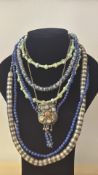 Collection of oriental necklaces