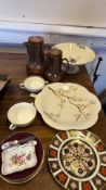 Collection of English ceramics incl. Royal Crown Derby Imari plate