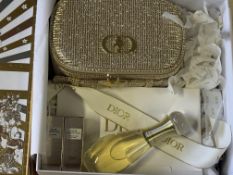 Dior boxed sample set to include hair mist & bag