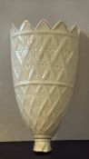 Belleek tassle wall pocket