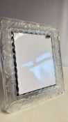 Large Waterford glass photo frame