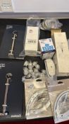 Assorted track-lighting components