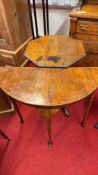 Pair of mahogany occasional tables