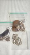 3 Silver necklaces